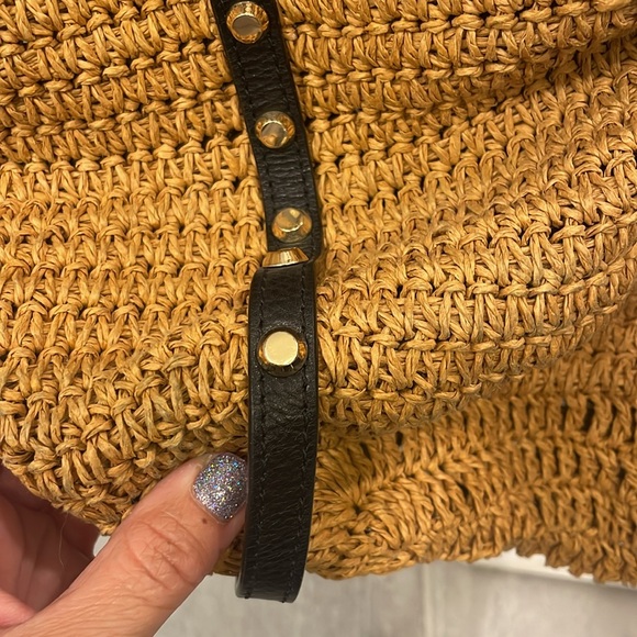 Like new! Michael Kors raffia handbag - Picture 11 of 11